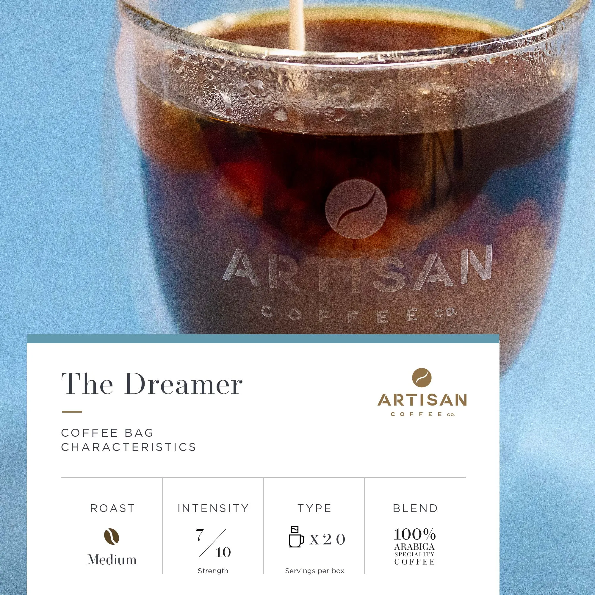 The Dreamer Decaf Coffee Bag