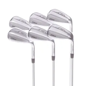 Titleist T100S 2021 Model Steel Men's Right Hand Irons 6-GW 2* Flat  Regular - AMT Black R300