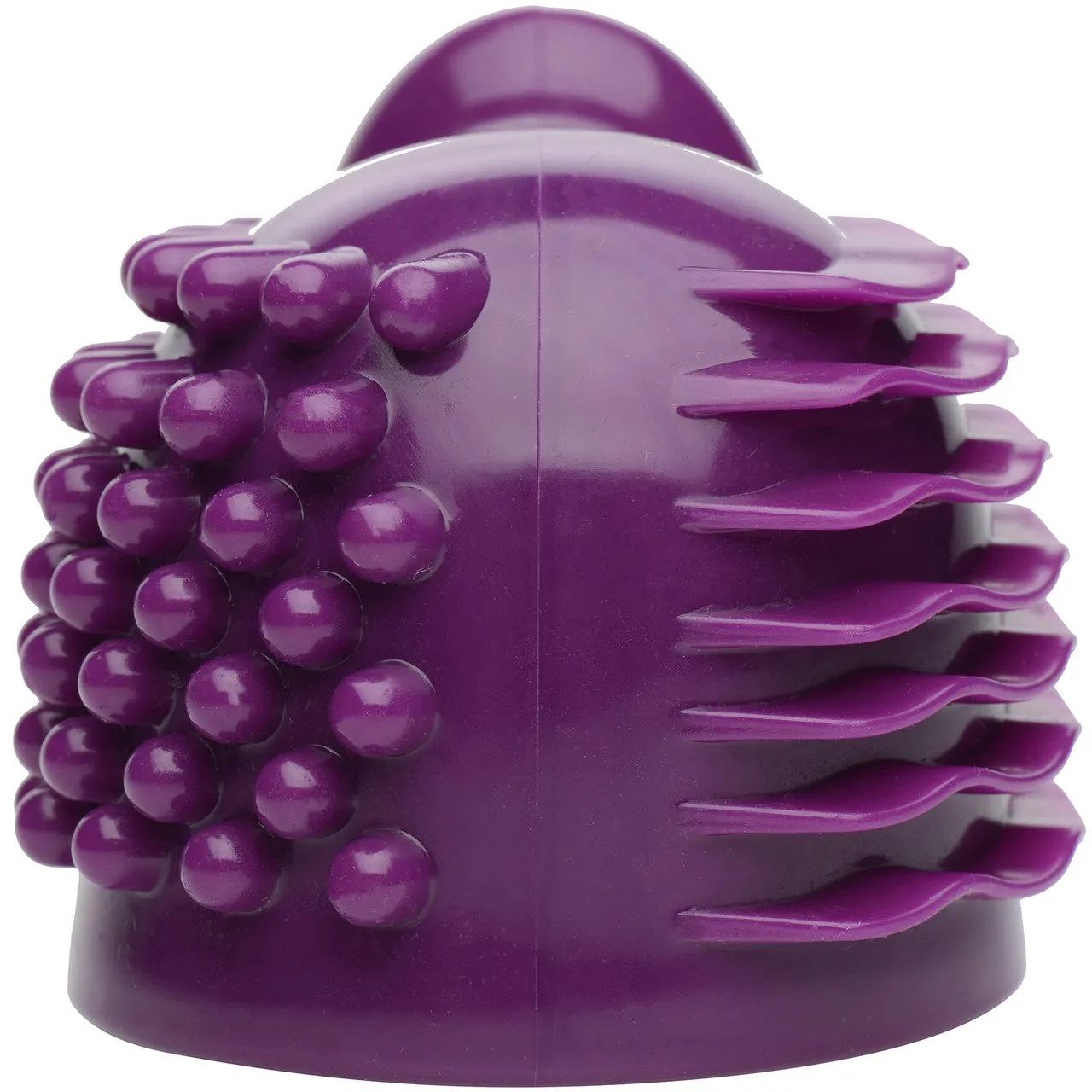 Triple Thrill 3 in 1 Silicone Wand Massager Attachment by Wand Essentials - Purple