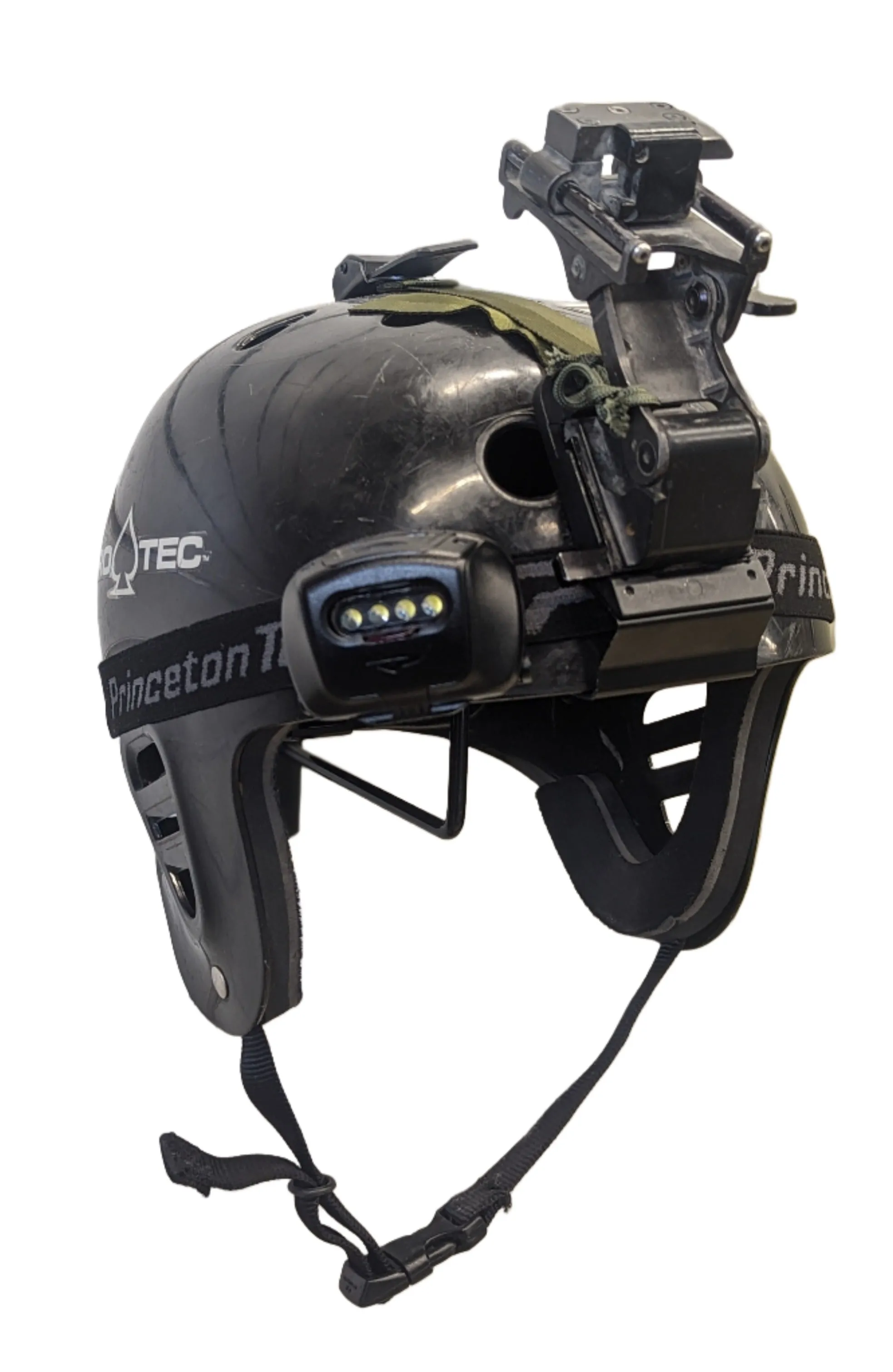 USGI Navy EOD Used L-XL Pro-Tec Classic Bump Helmet with Accessories