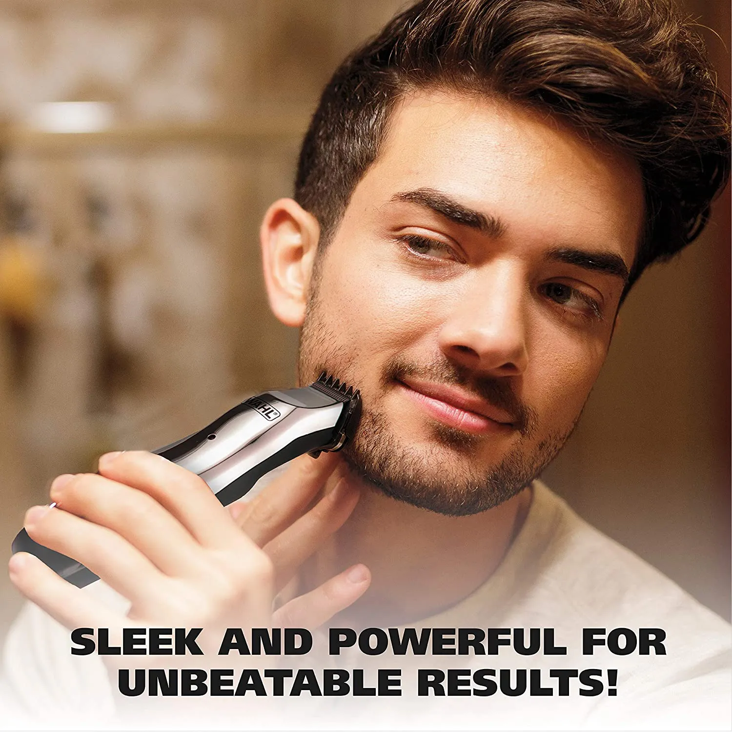 Wahl Clipper Groomsman Trimmer for Men, for Beard, Mustache, Stubble, Rechargeable men's Grooming Kit, Great Holiday Gift for men by the Brand used by Professionals #9916-817