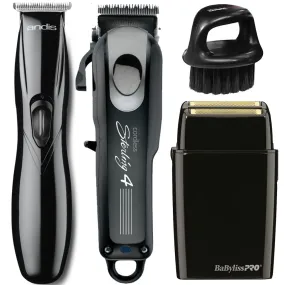 Wahl Cordless Sterling 4 #8481 Cord / Cordless Clipper   T-blade Trimmer Accessory Bundle