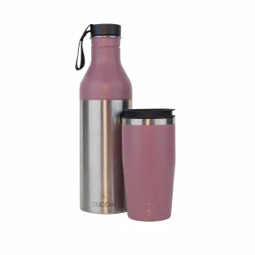 Water Bottle & Coffee Cup, Grape