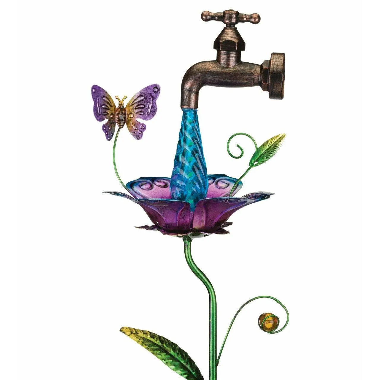 Waterdrop Butterfly Solar Stake