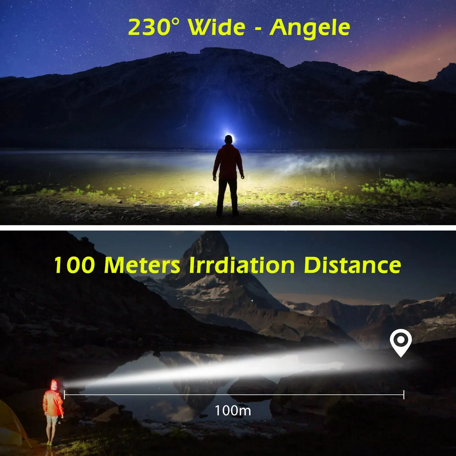 Wave Induction Headlamp COB LED Head Lamp With Built-in Battery Flashlight USB Rechargeable Torch Outdoor Lighting Work Light