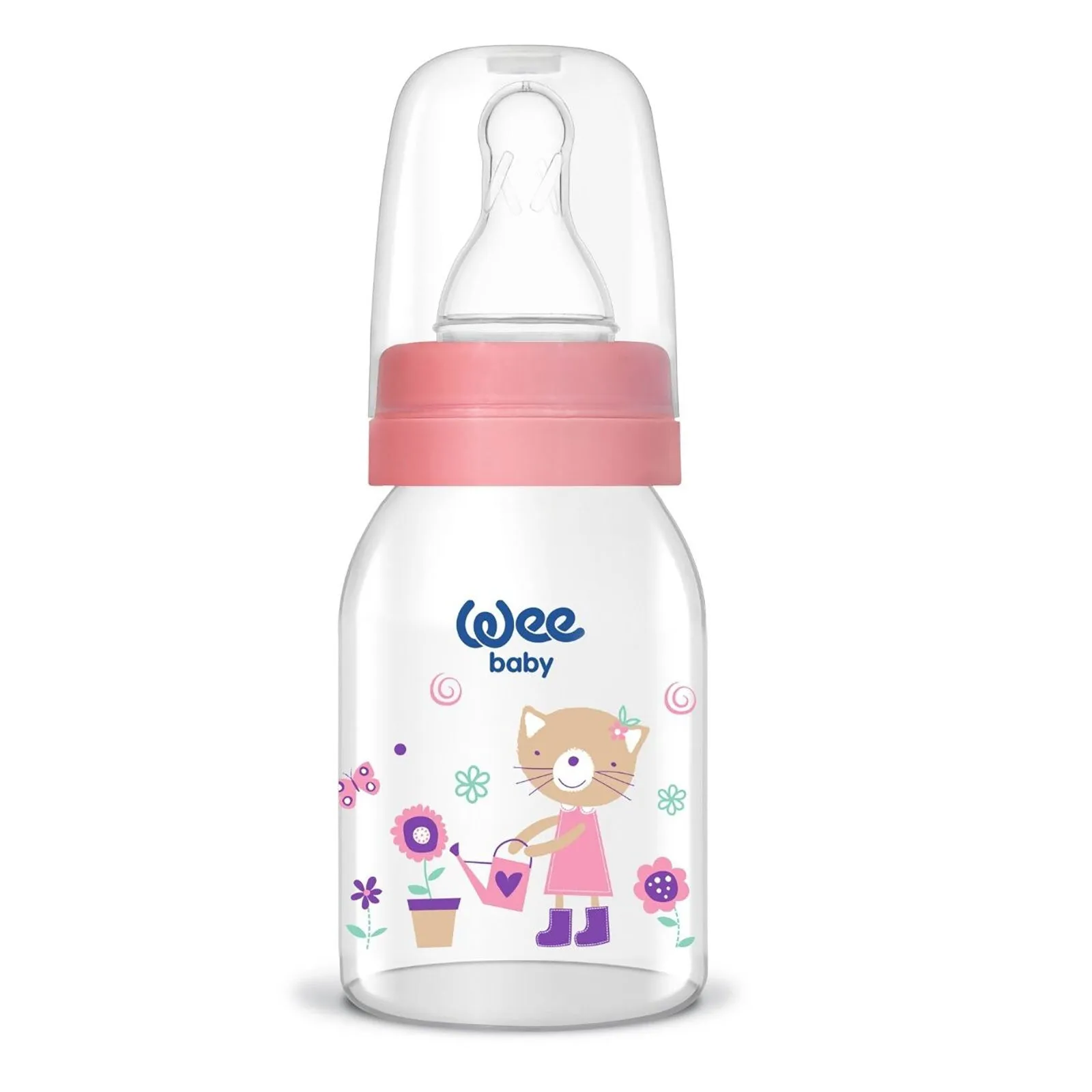 Wee Baby Assorted Glass Baby Bottle 125ml