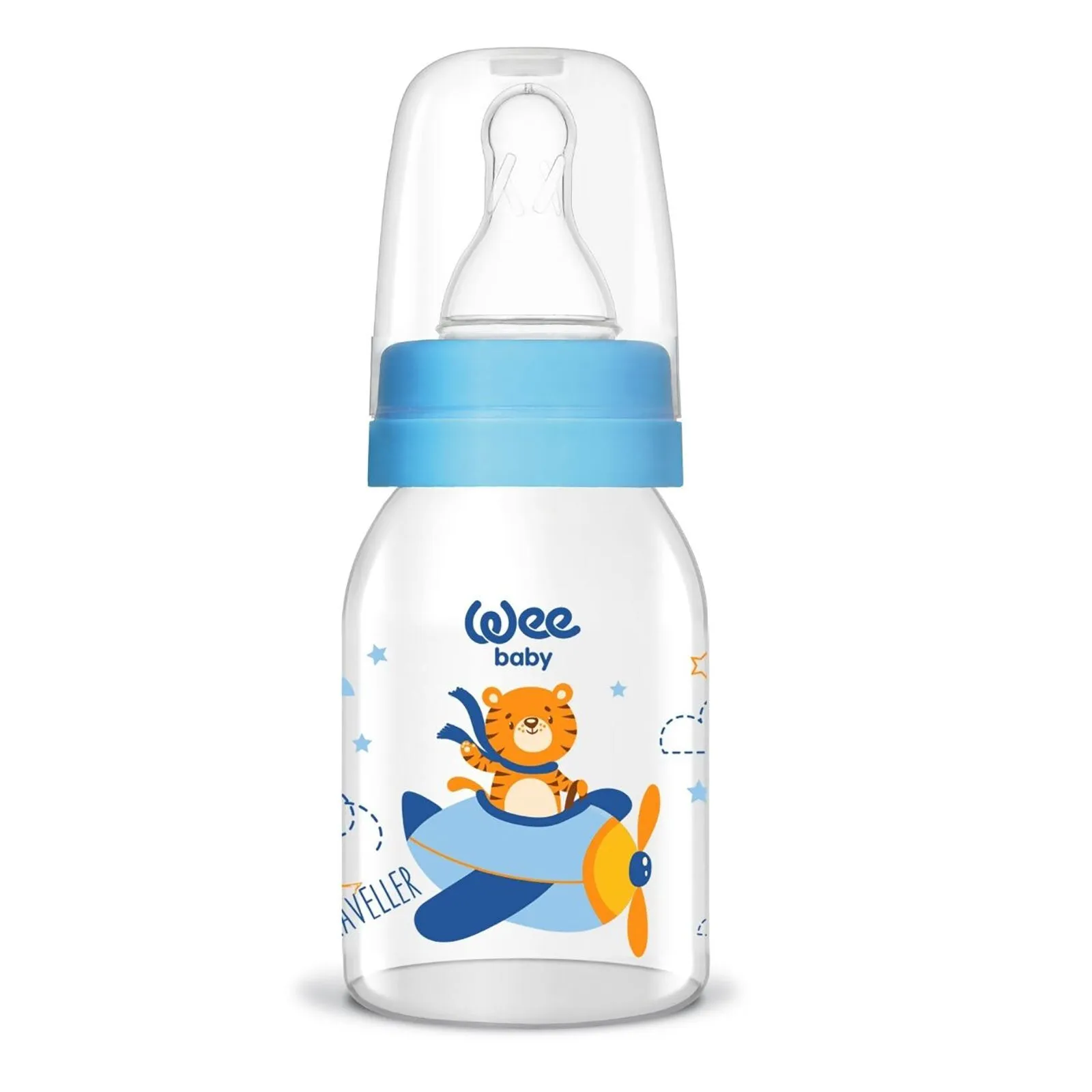 Wee Baby Assorted Glass Baby Bottle 125ml