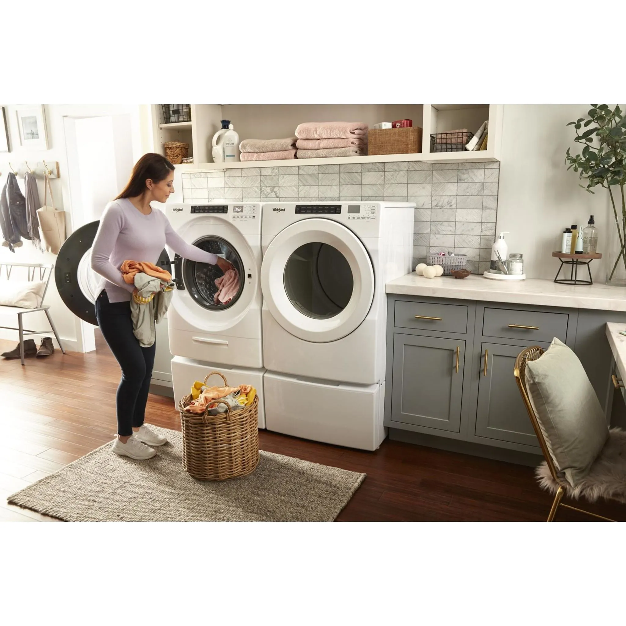 Whirlpool Gas Dryer (WGD5620HW) - White