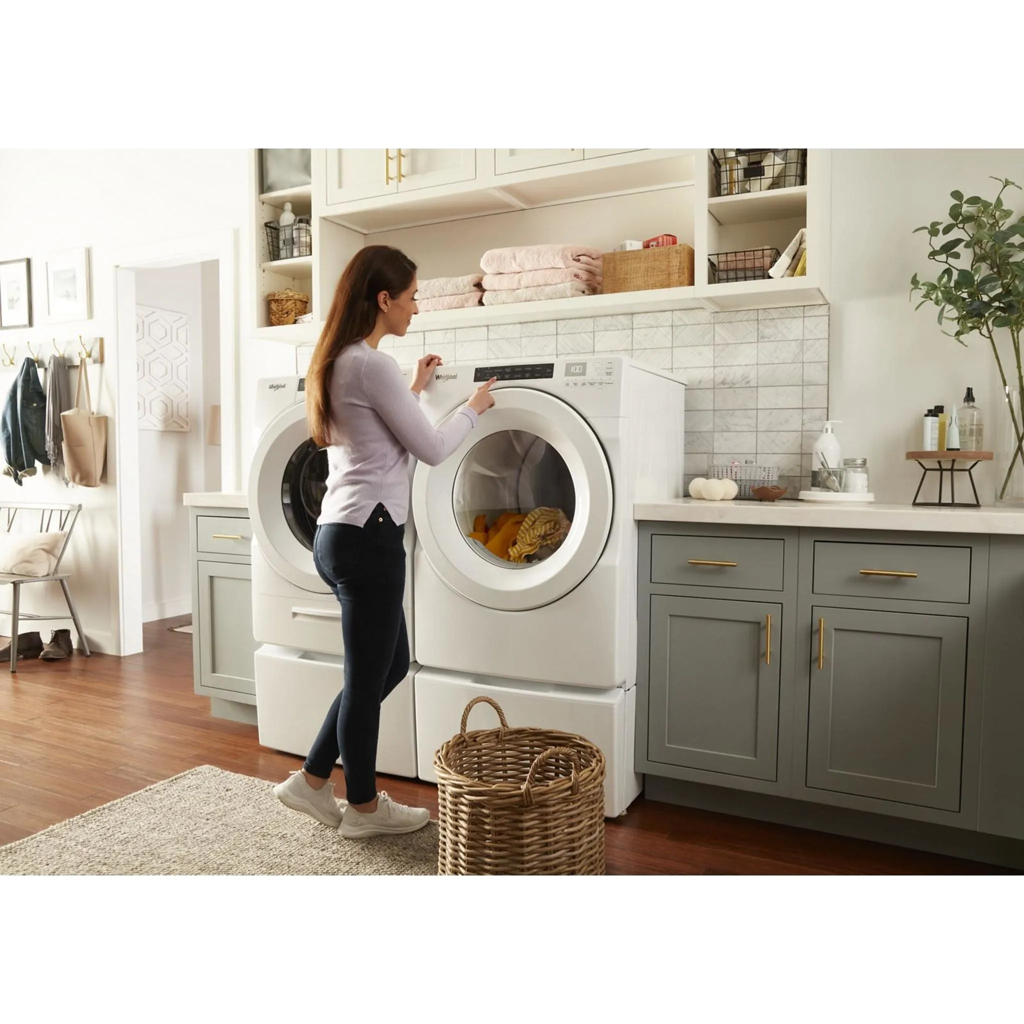 Whirlpool Gas Dryer (WGD5620HW) - White