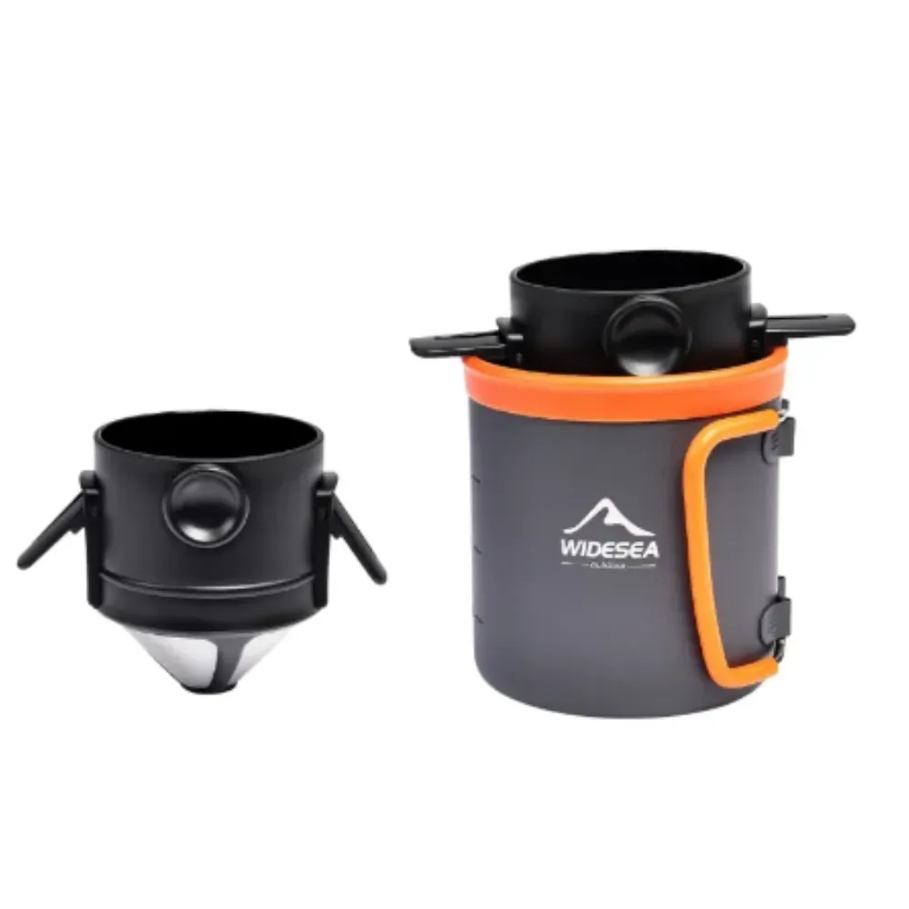 Widesea Camping Coffee Tea Set Mug Filter Cup