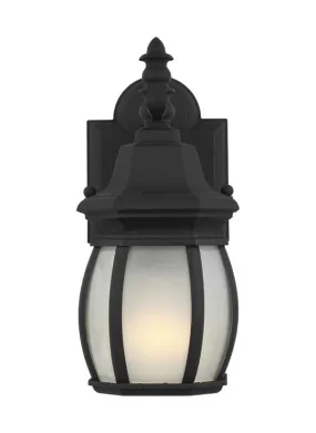 Wynfield Collection - Small One Light Outdoor Wall Lantern | Finish: Black - 89104EN3-12