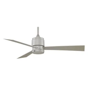 Zonix Ceiling Fan – Satin Nickel 52″