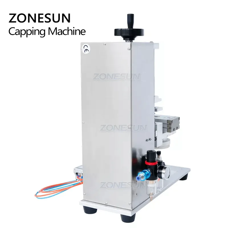 ZS-XG450D Semi-automatic Metal Twist-off Fruit Jam Jar Bottle Capper Screw Capping Machine